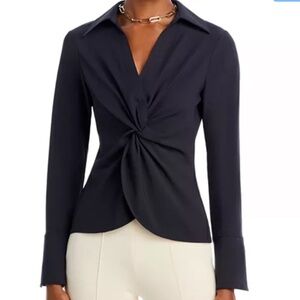 McKenna Twist Front Blouse